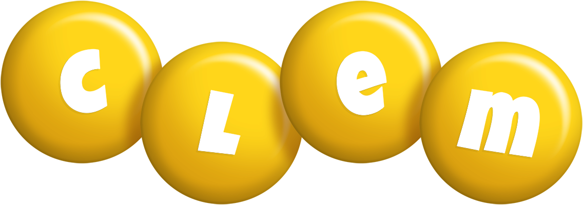 Clem candy-yellow logo