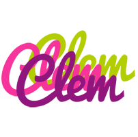 Clem flowers logo