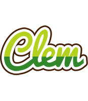 Clem golfing logo