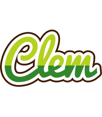 Clem golfing logo