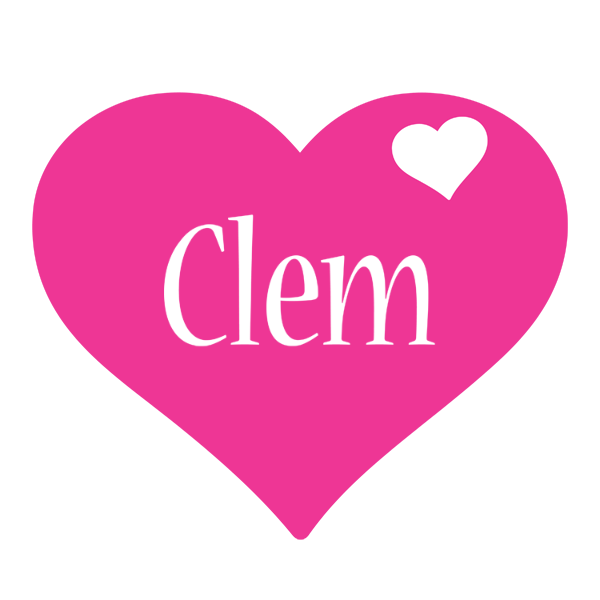 Clem love-heart logo