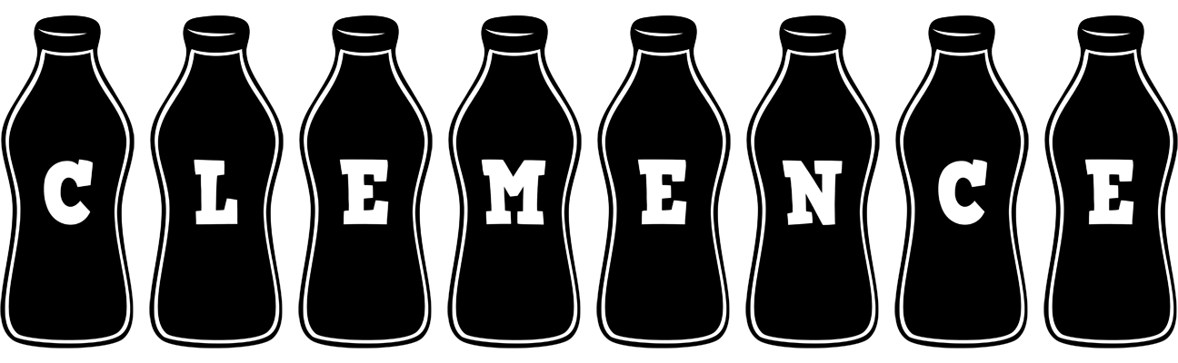 Clemence bottle logo