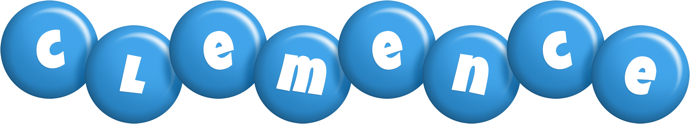 Clemence candy-blue logo