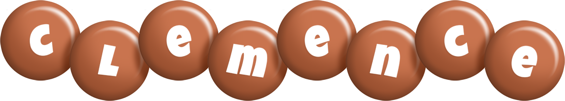 Clemence candy-brown logo