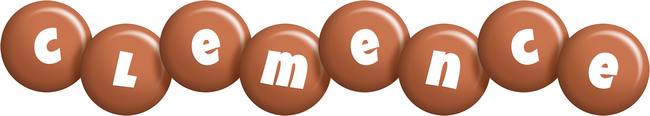 Clemence candy-brown logo