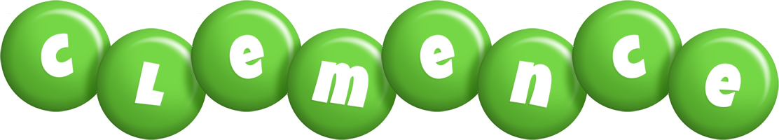 Clemence candy-green logo