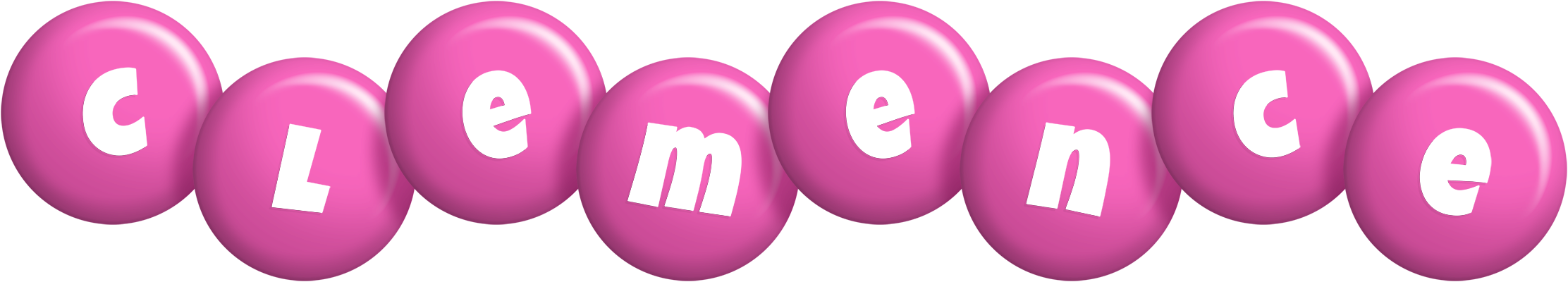 Clemence candy-pink logo