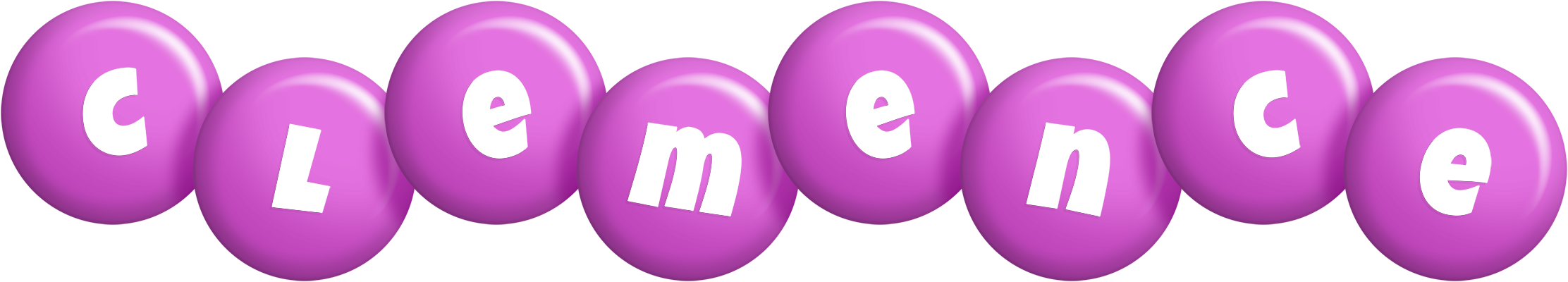 Clemence candy-purple logo