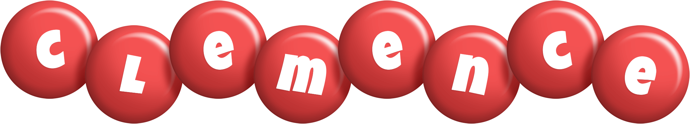 Clemence candy-red logo
