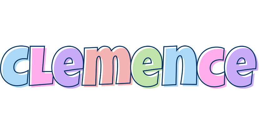 Clemence pastel logo