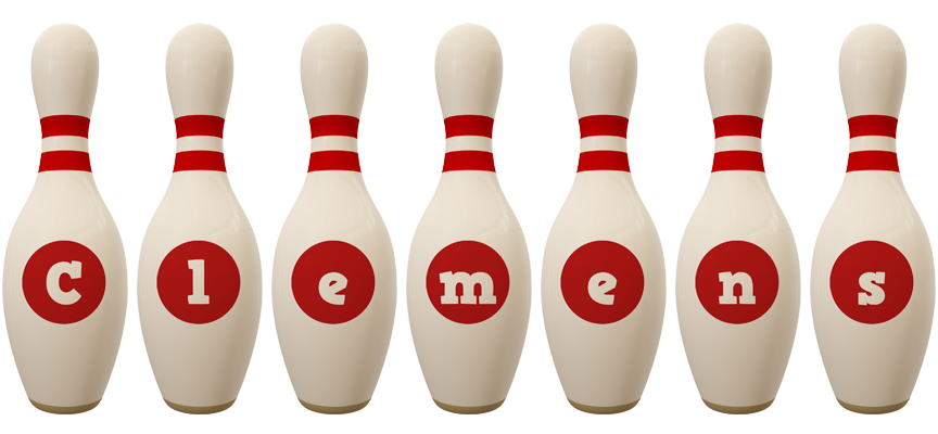 Clemens bowling-pin logo