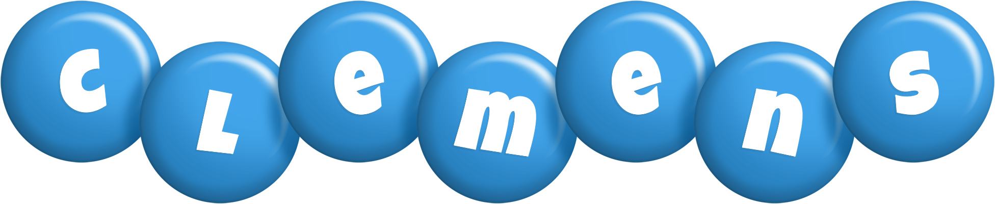 Clemens candy-blue logo
