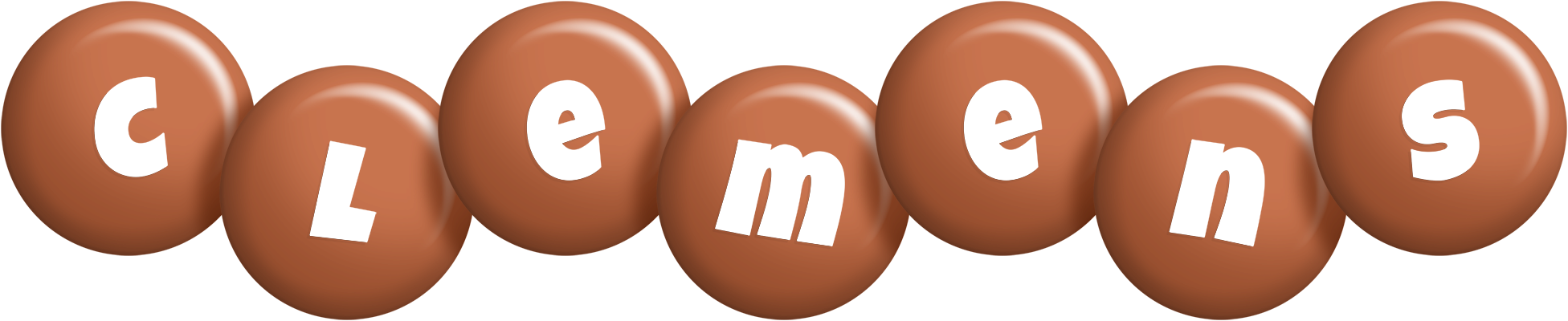 Clemens candy-brown logo