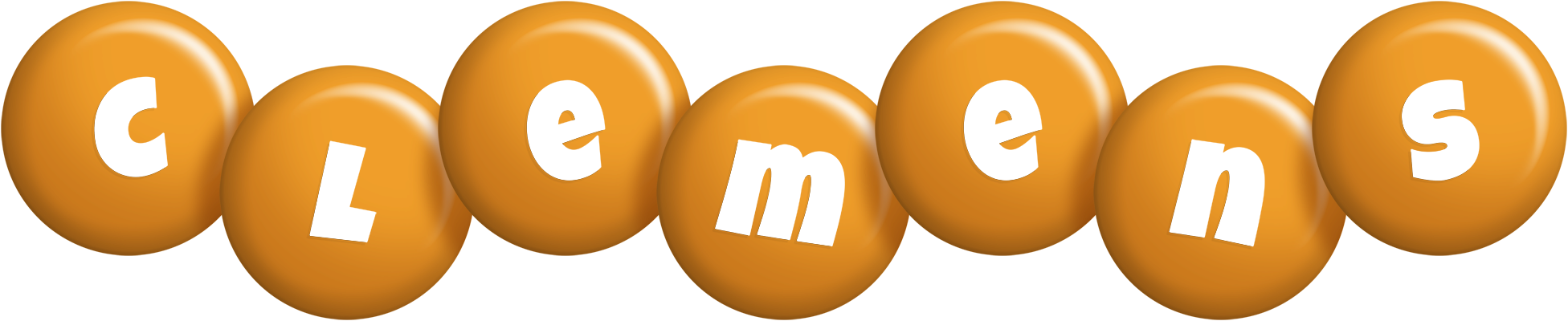 Clemens candy-orange logo