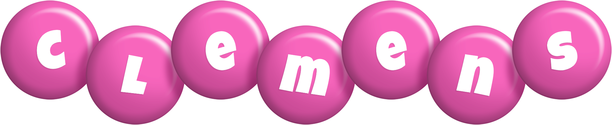 Clemens candy-pink logo