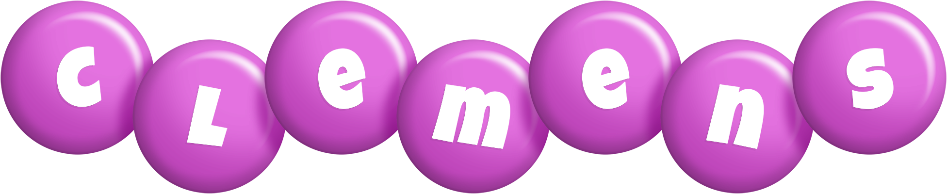 Clemens candy-purple logo