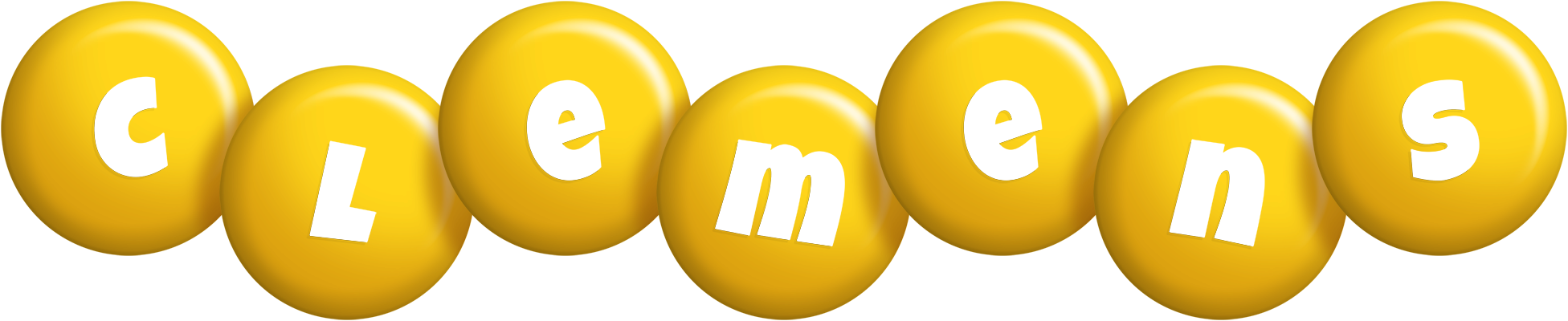 Clemens candy-yellow logo