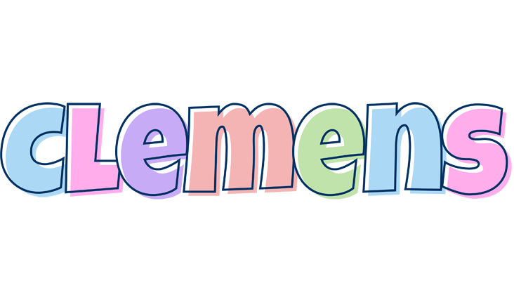 Clemens pastel logo