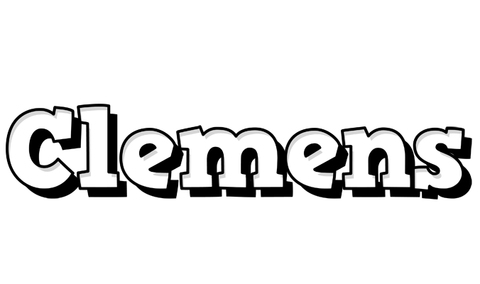 Clemens snowing logo