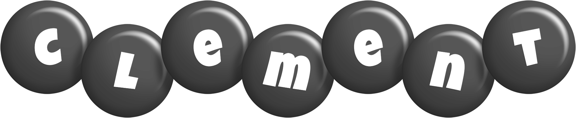 Clement candy-black logo