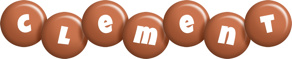 Clement candy-brown logo