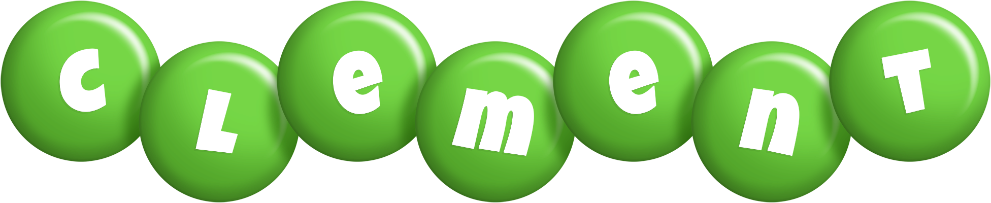 Clement candy-green logo