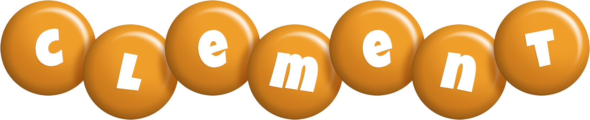 Clement candy-orange logo