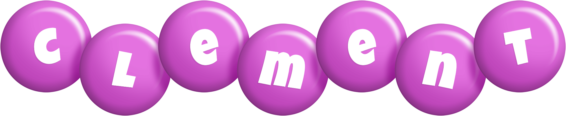Clement candy-purple logo
