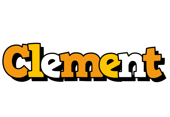 Clement cartoon logo