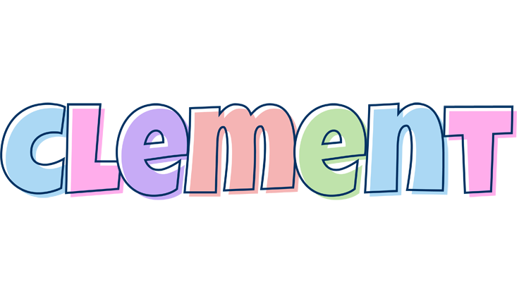 Clement pastel logo