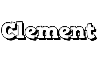 Clement snowing logo