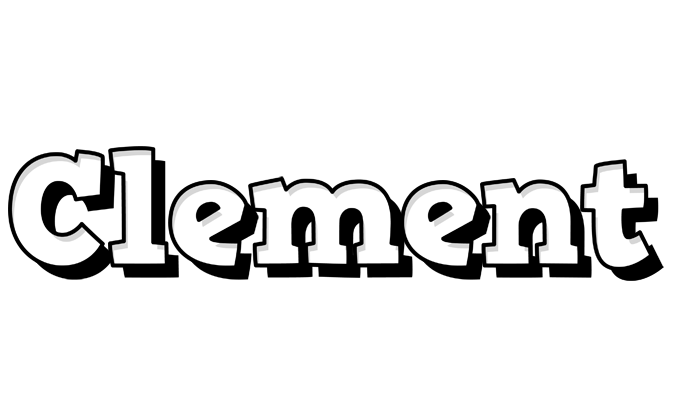 Clement snowing logo