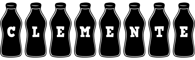 Clemente bottle logo