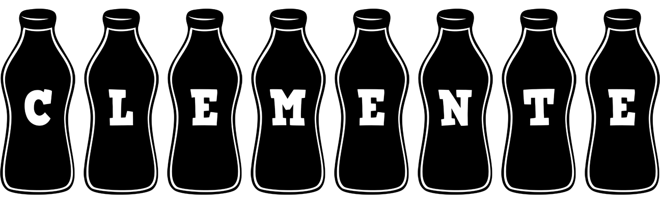 Clemente bottle logo