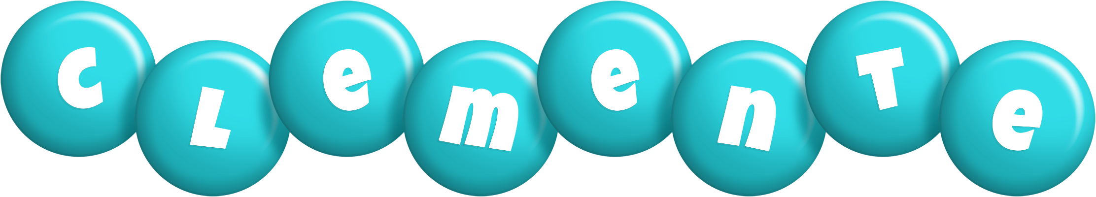 Clemente candy-azur logo