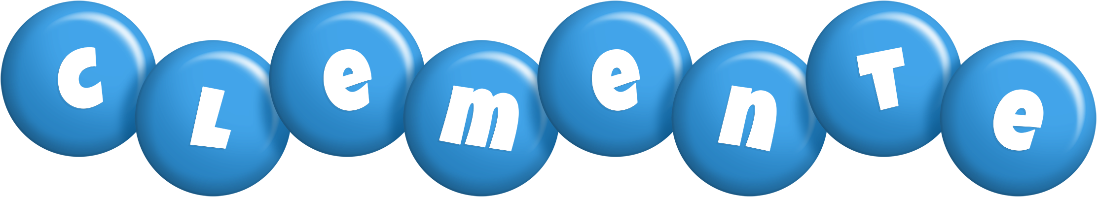 Clemente candy-blue logo