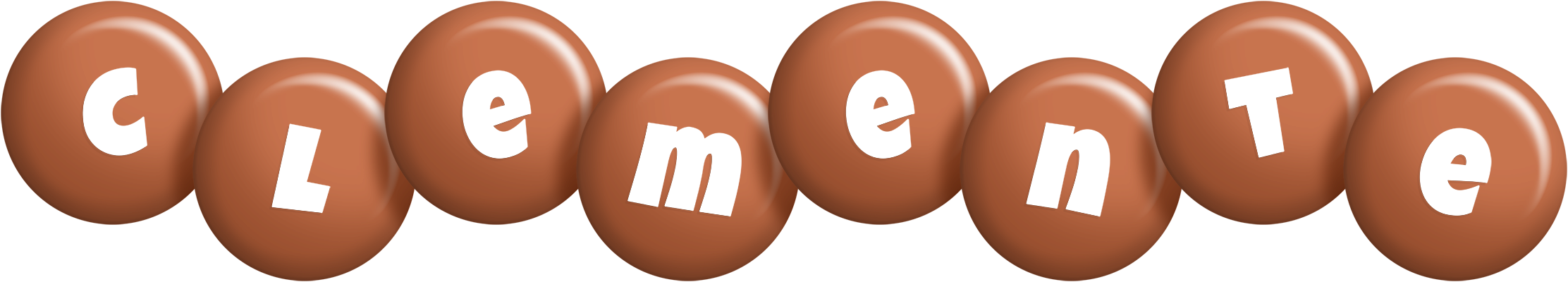 Clemente candy-brown logo