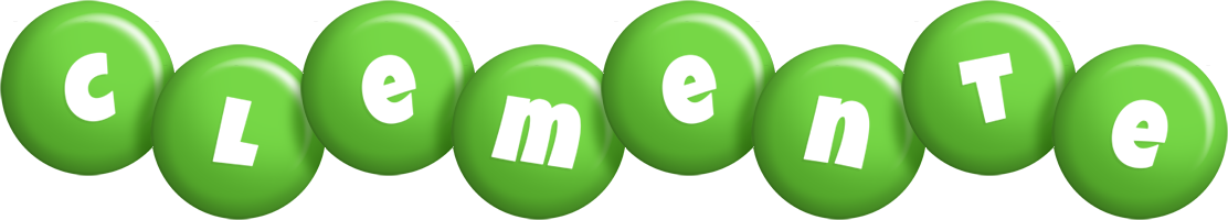 Clemente candy-green logo
