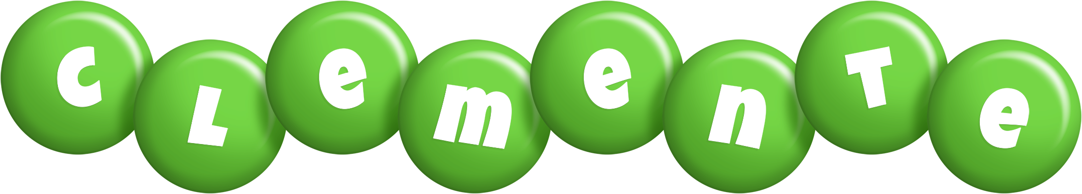 Clemente candy-green logo