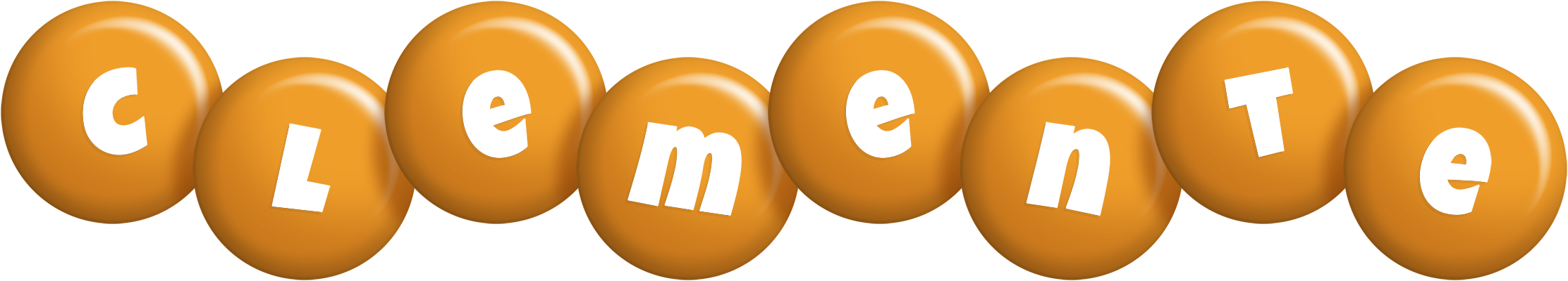 Clemente candy-orange logo