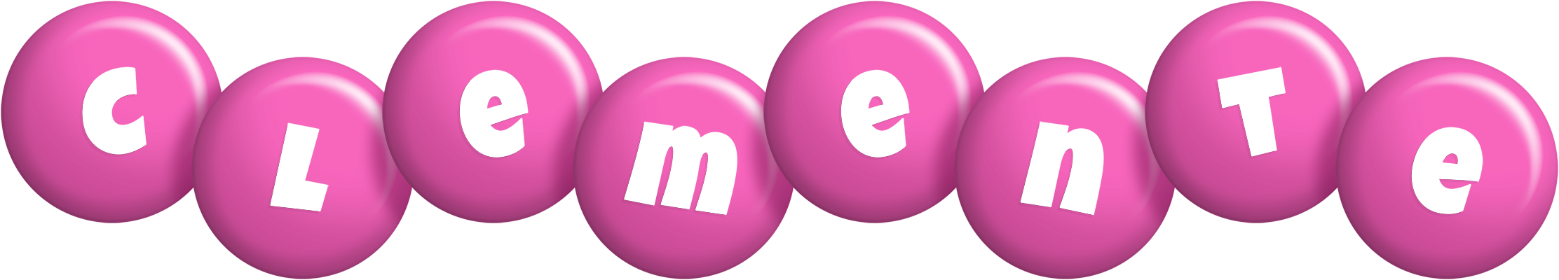 Clemente candy-pink logo