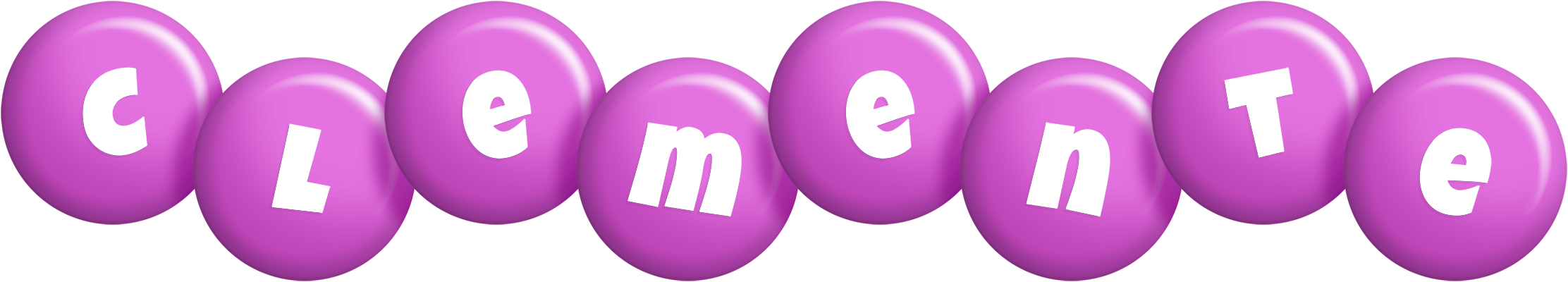 Clemente candy-purple logo