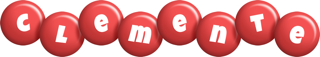 Clemente candy-red logo