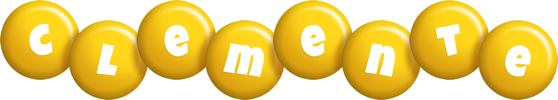 Clemente candy-yellow logo