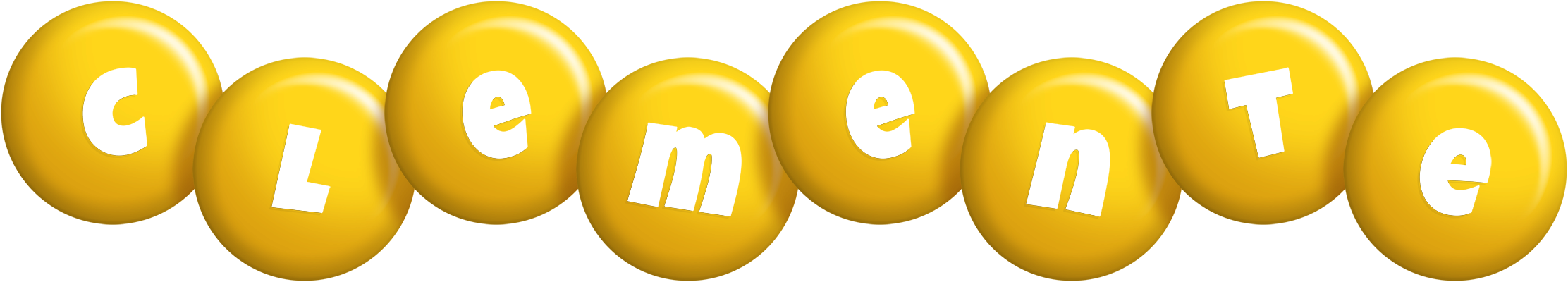 Clemente candy-yellow logo