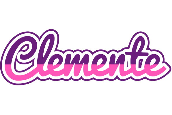 Clemente cheerful logo