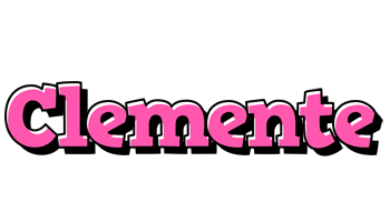 Clemente girlish logo