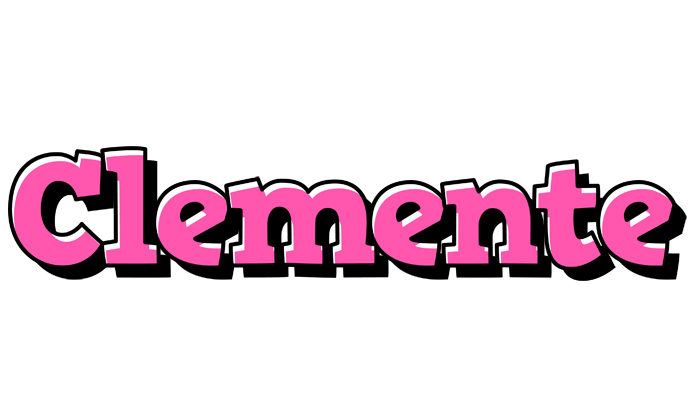 Clemente girlish logo