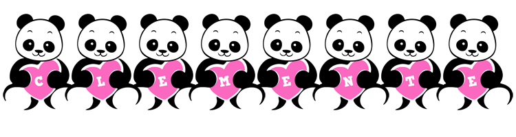 Clemente love-panda logo