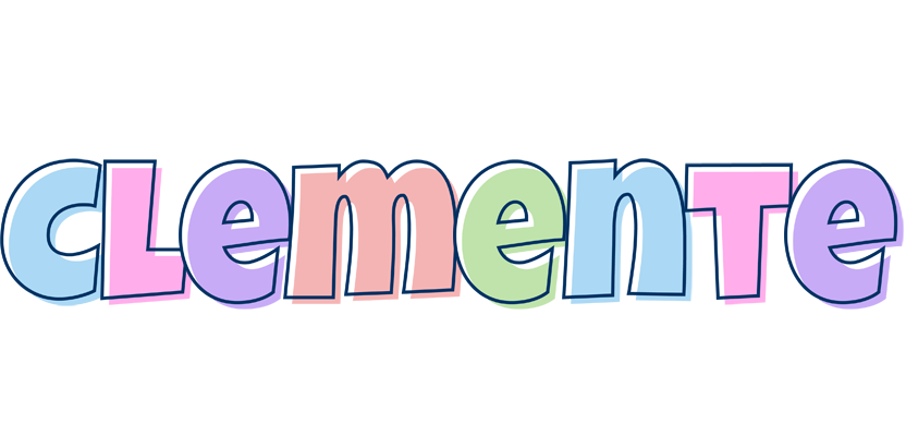 Clemente pastel logo